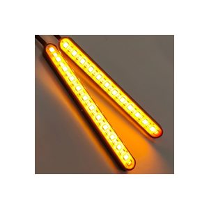 One Line Flow Led Dynamic Turn Signal Strip Light 05 Flow Signal Amber One-line flow LED dynamic turn signal strip amber lighting effect