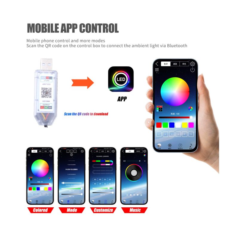 One To One Central Control Rgbic Ambient Light Kit 03 Central Ambient App App-control reference for one-to-one central control RGBIC ambient light kit