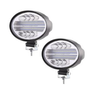Oval 48-Bead LED Work Light rear housing reference
