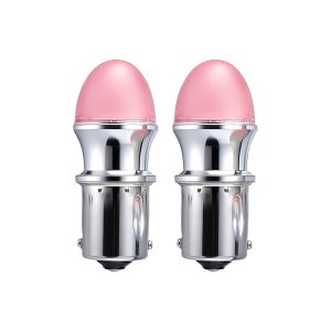 Oval dome 1156 1157 LED brake position bulb front pair