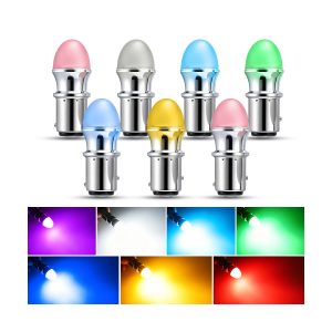 Oval dome LED brake position bulb color options