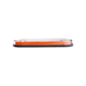 Oval Eye Pattern Led Truck Side Marker Warning Light 02 Oval Eye Marker Side Side profile of oval eye-pattern LED truck side marker warning light