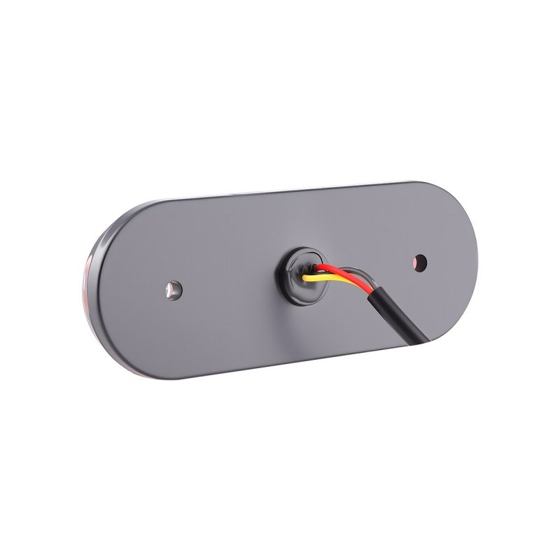Oval Eye Pattern Led Truck Side Marker Warning Light 03 Oval Eye Marker Rear Rear wiring view of oval eye-pattern LED truck side marker warning light