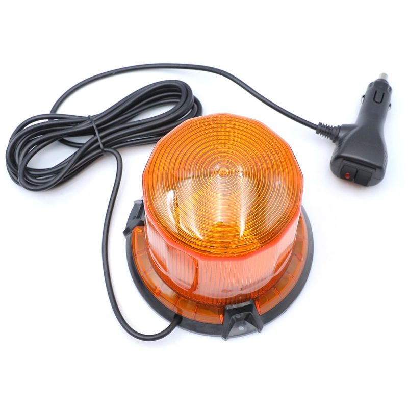 Oval Magnetic Led Beacon Warning Light Plug Main Oval Magnetic LED Beacon Warning Light with Plug