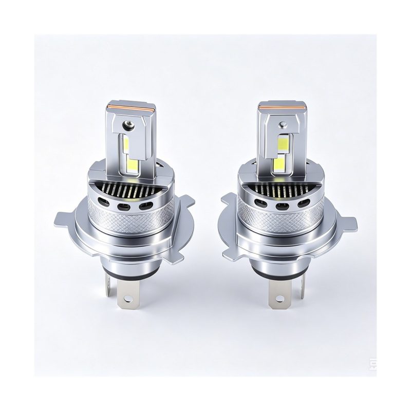 Plug In H11 Led Headlight Bulb Csp Chips 05 H11 Pair B Plug-in H11 LED headlight bulb pair front view