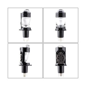 Plug In H4 Projector Lens Led Headlight Bulb Pair 02 Plug In H4 Projector Lens Led Headlight Bulb Pair 02 Plug-In H4 Projector Lens LED Headlight Bulb Pair socket option reference