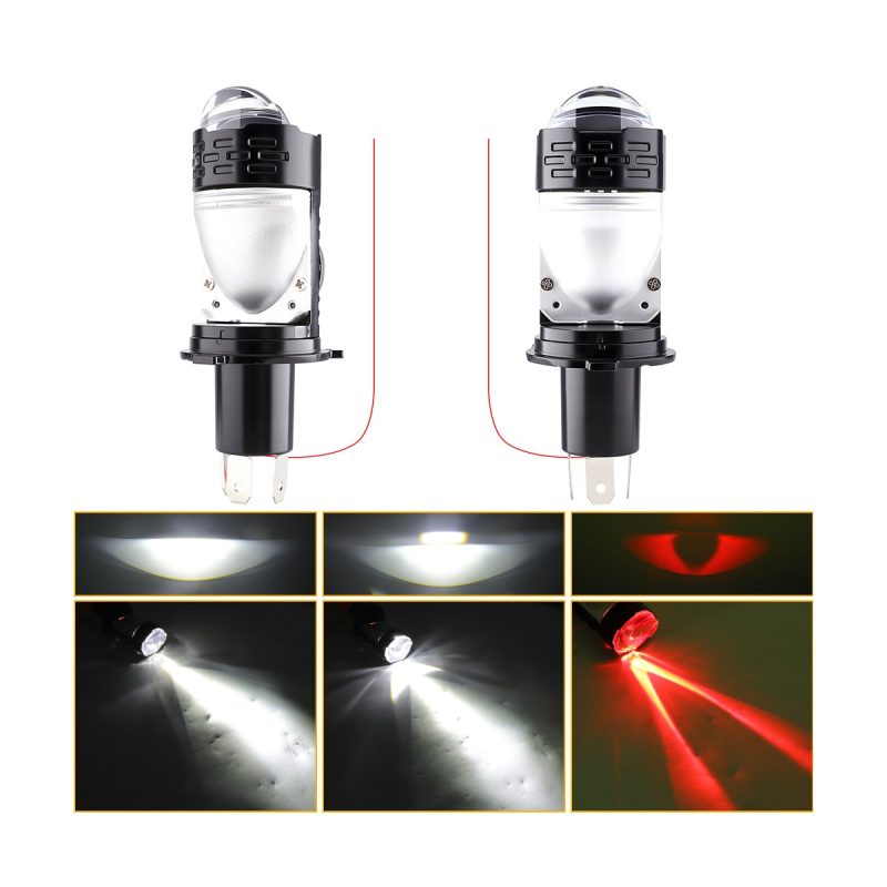 Plug In H4 Projector Lens Led Headlight Bulb Pair 06 Plug In H4 Projector Lens Led Headlight Bulb Pair 06 Plug-In H4 Projector Lens LED Headlight Bulb Pair kit or beam reference
