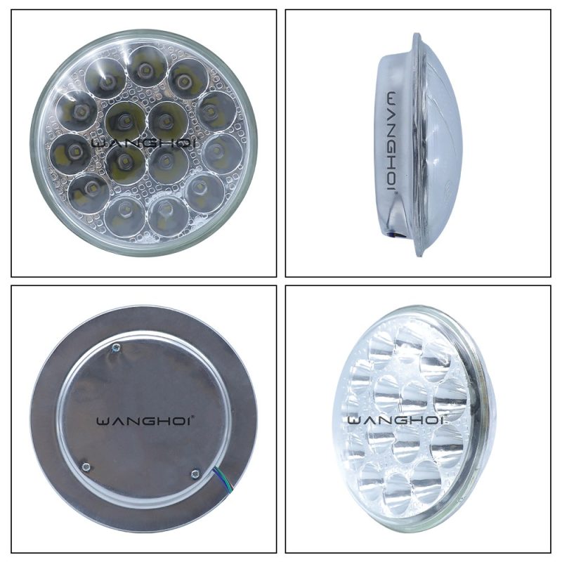 Prince Round Motorcycle Led Work Light Dark Lens Variant Dark lens variant reference for catalog shortlisting.
