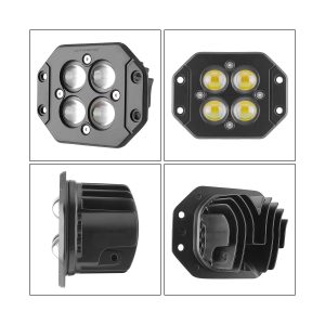 Recessed 4 Bead Color Led Work Light 05 Recessed Four Bead Multiview Multi-view reference for recessed 4-bead color LED work light