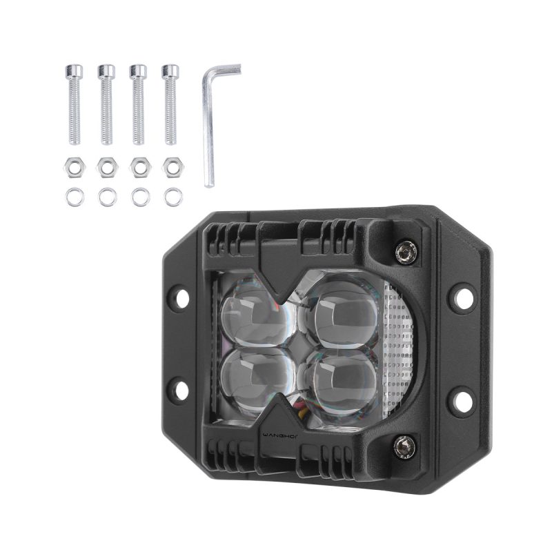 Recessed 4 Bead Led Red Blue Strobe Work Light Options 05 Recessed 4Bead Hardware Hardware reference for recessed 4-bead LED strobe work light