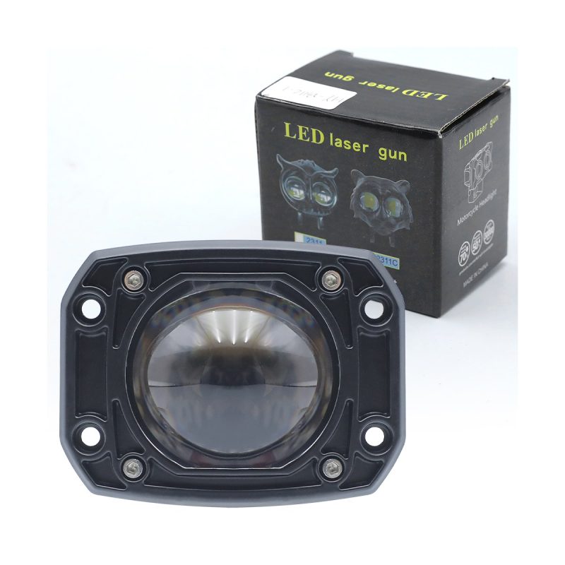 Recessed Bi Color Led Fog Light Round Rectangular Options 05 Recessed Bicolor Rect Box Recessed bi-color LED fog light rectangular package reference