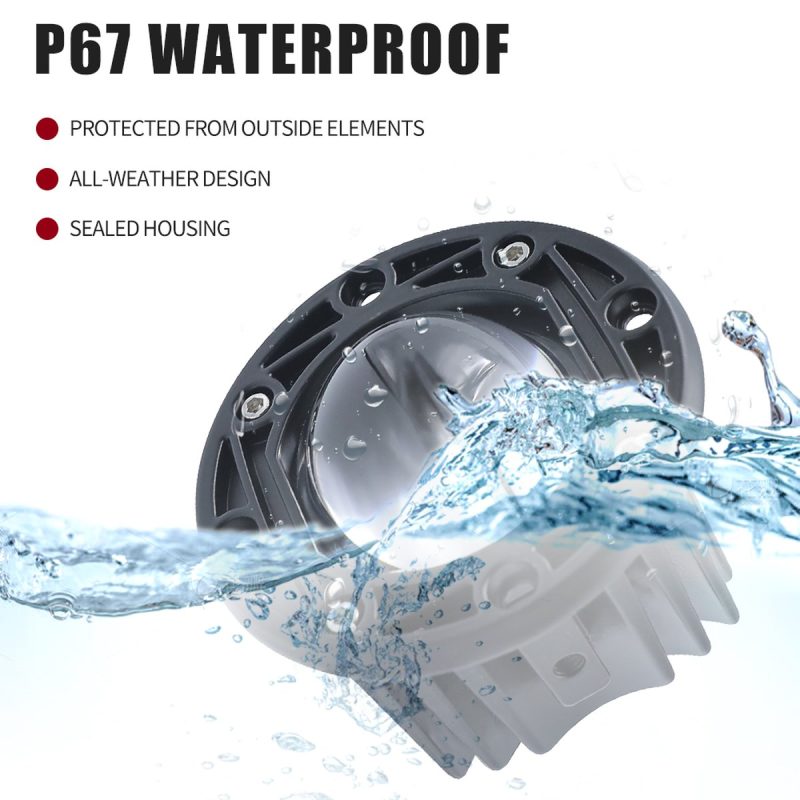 Waterproof source reference image for the recessed bi-color LED spotlight series.