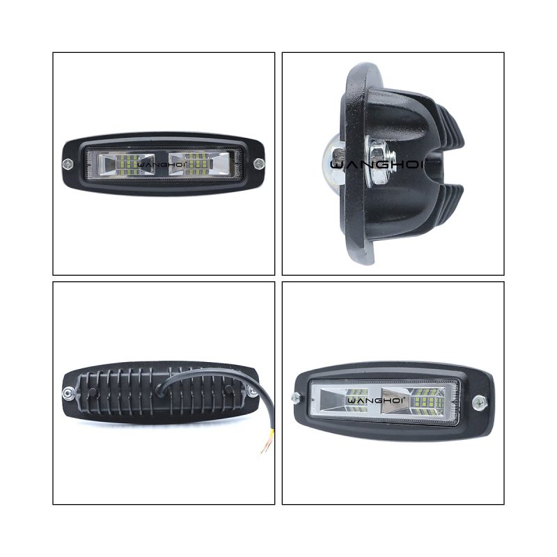 Recessed Linear Led Work Light Bar Options 04 Recessed Linear Led Work Light Bar Options 04 Recessed Linear LED Work Light Bar Options rear housing reference