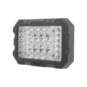 Rectangular 36 Bead Led Work Light 02 Rectangular 36 Bead Led Work Light 02 Rectangular 36-Bead LED Work Light clear lens front reference
