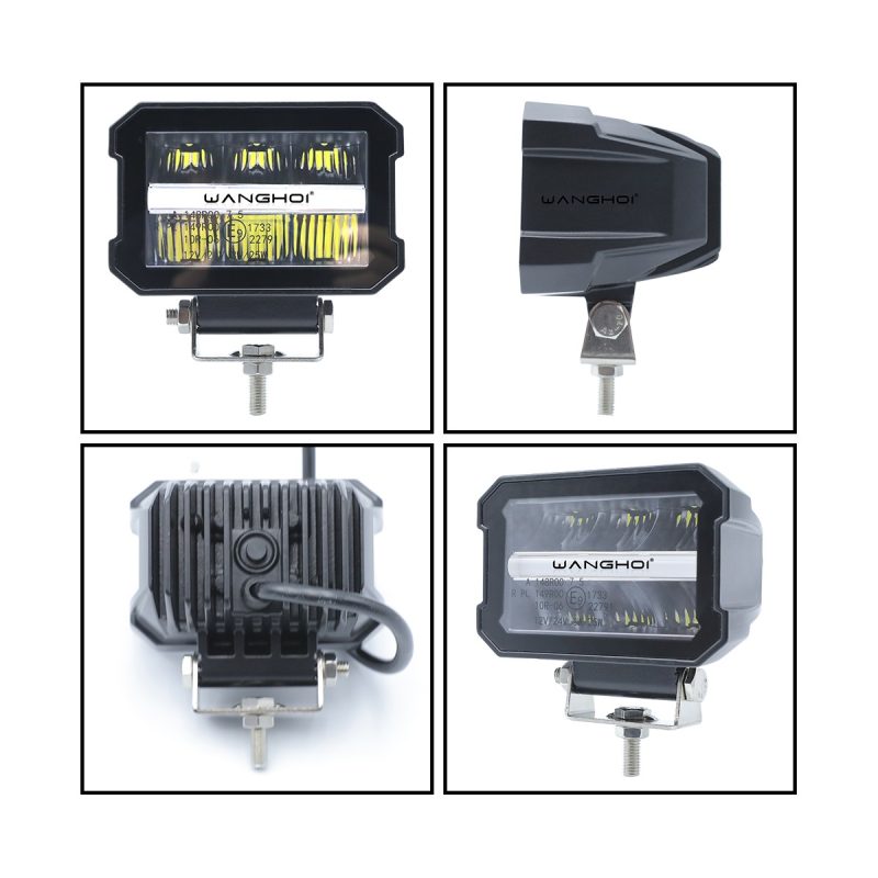Rectangular Dual-Color Mini Cannon LED Work Light