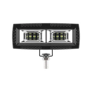 Rectangular dual-lens LED work light front view