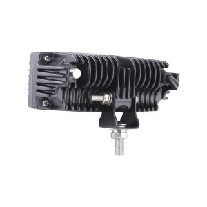 Rear housing view of rectangular dual-lens LED work light