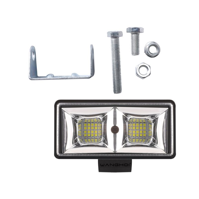 Rectangular Dual-Row Clear-Lens LED Work Light multi-view product reference