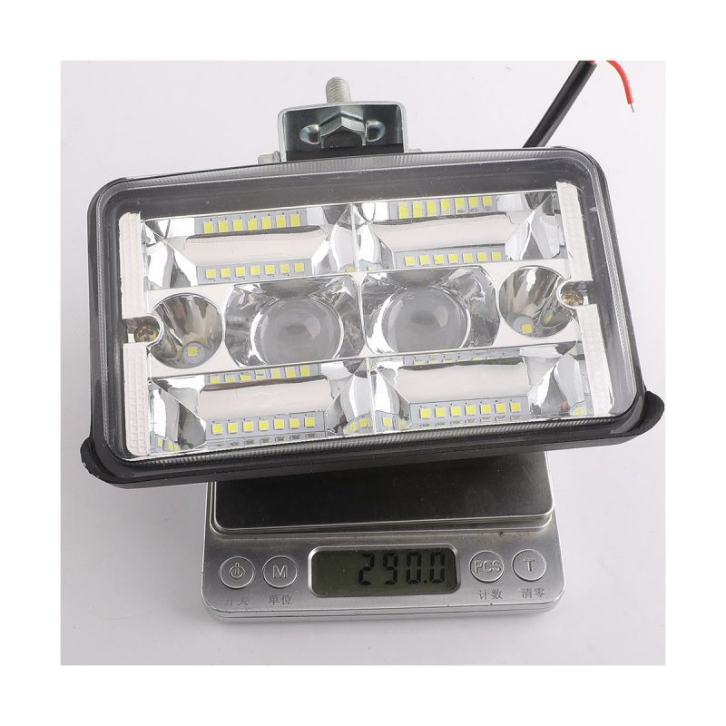 Rectangular Multi-Lens Laser-Style LED Work Light rear housing reference