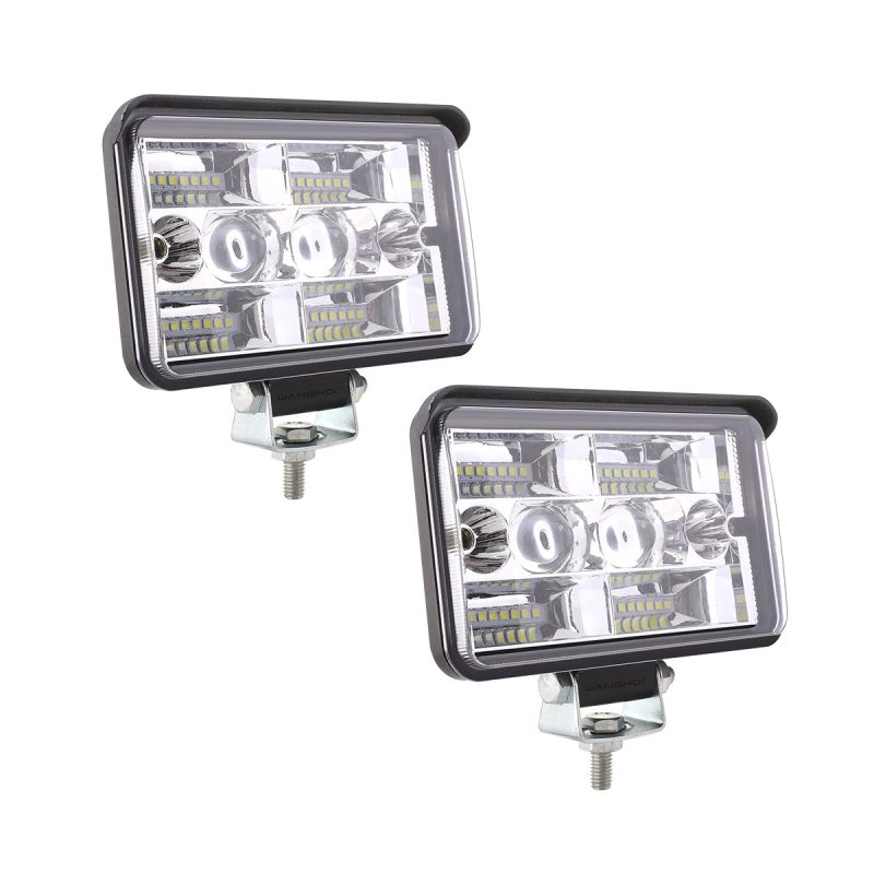 Rectangular Multi-Lens Laser-Style LED Work Light detail or accessory reference