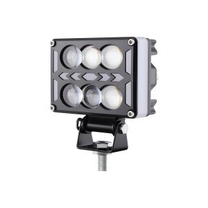 Rectangular multi-lens LED work light white front view