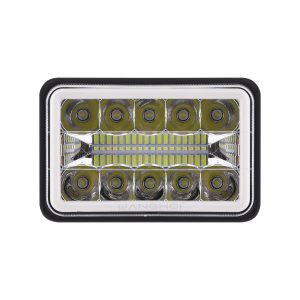 Rectangular Reflector Three Row Led Work Light 01 Reflector Three Row Front Amber Amber front reference for rectangular reflector three-row LED work light