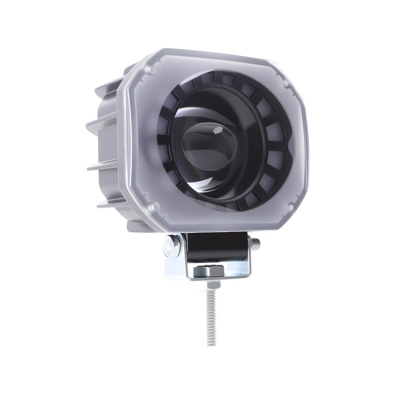 Rectangular Single Lens Rgb Angel Eye Led Work Light 02 Rectangular Single Lens Rgb Angel Eye Led Work Light 02 Rectangular Single-Lens RGB Angel Eye LED Work Light angle front reference