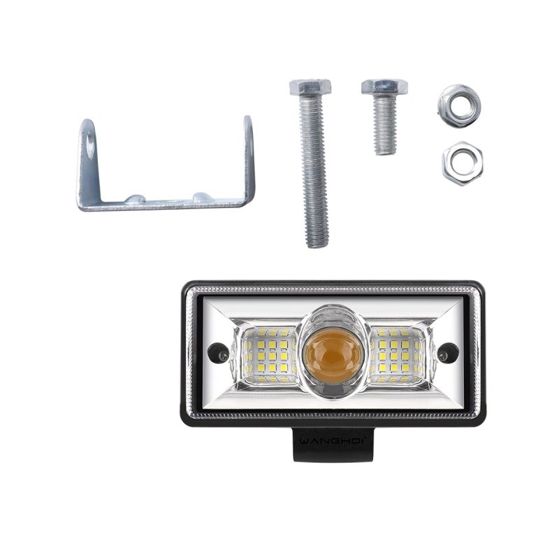 Rectangular Single Projector Lens LED Work Light package or lighting reference