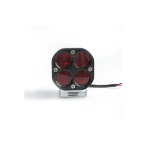 Red Green Four Lens Motorcycle Led Spotlight Pair 01 Red Green Four Lens Red Front Red Green Four-Lens Motorcycle LED Spotlight Pair