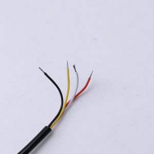 Red Round Single Eye Angel Eye Headlight Wiring Reference Wiring reference from the supplied product folder.