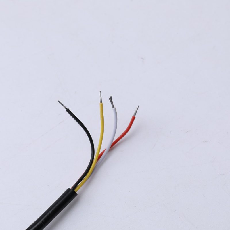 Red Round Single Eye Angel Eye Headlight Wiring Reference Wiring reference from the supplied product folder.