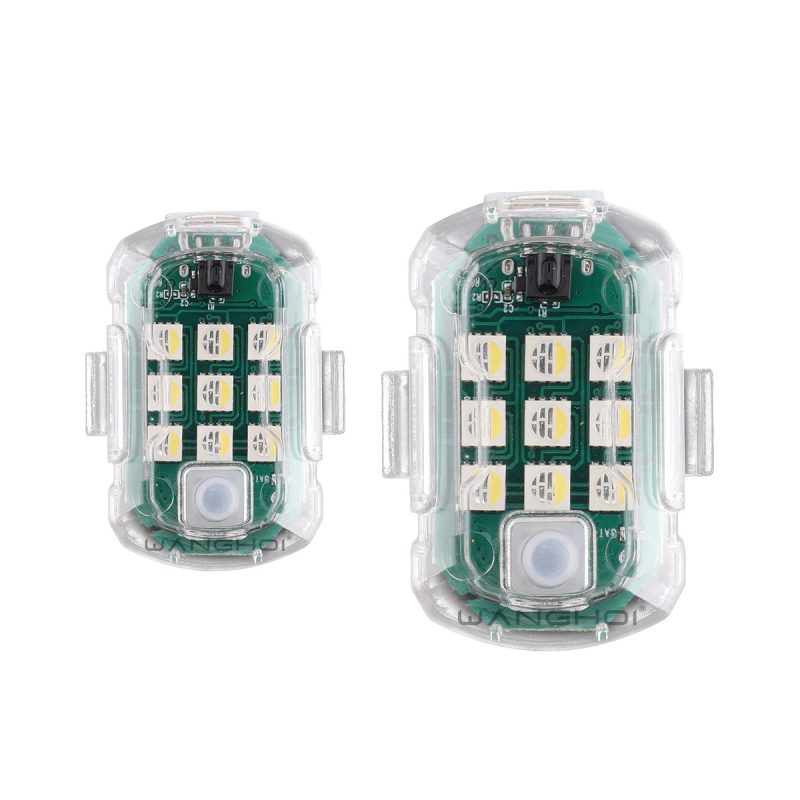Remote Control Mini LED Flashing Warning Light Options