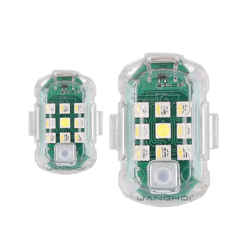 Black-shell side reference for remote control mini LED flashing warning light