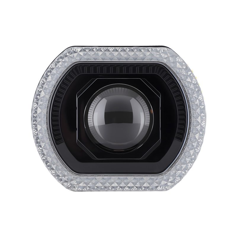 RGB Angel Demon Eye Built-In Projector Lens