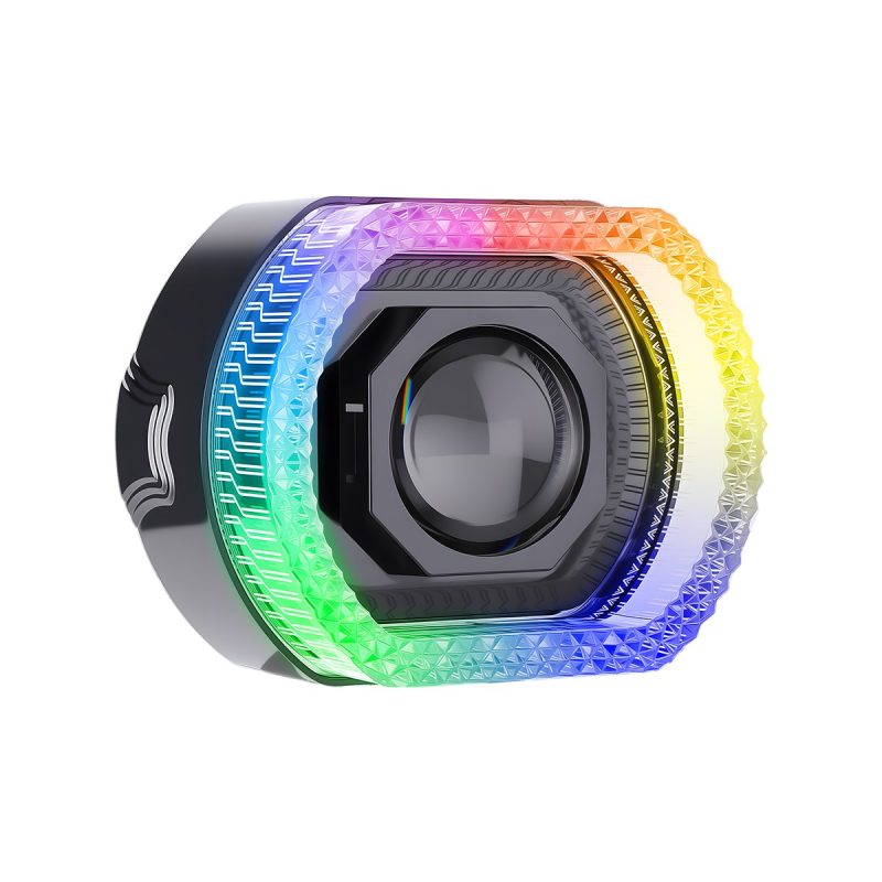 RGB Angel Demon Eye Built-In Projector Lens front or paired product reference