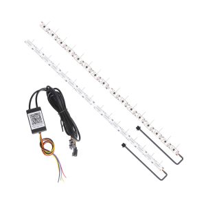 Controller kit for RGB app crystal teardrop LED DRL strip