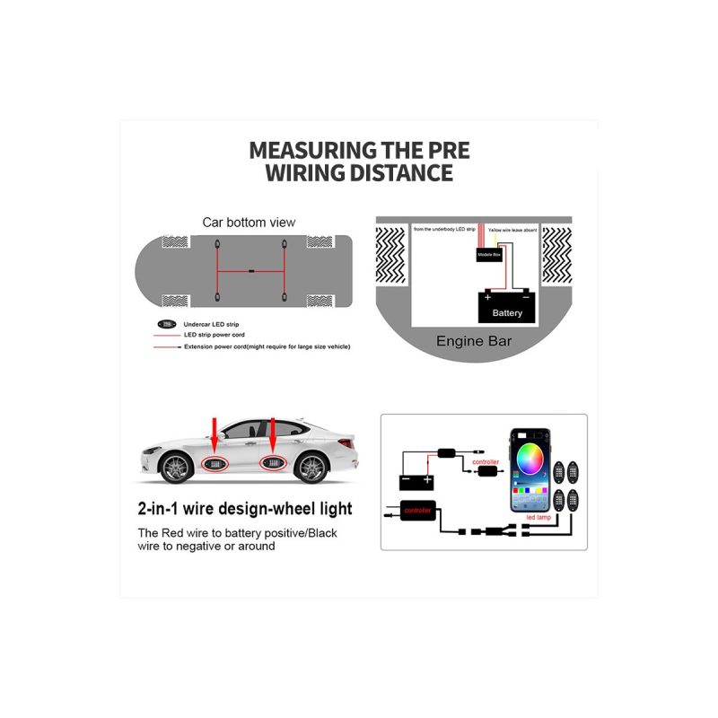 Rgb Car Chassis Underglow Ambient Light Kit 03 Chassis Rgb Wiring RGB car chassis underglow ambient light wiring diagram