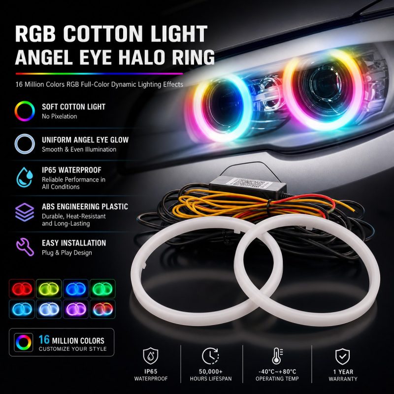Rgb Cotton Light Angel Eye Halo Ring Feature Overview English feature overview for the RGB cotton light angel eye halo ring.