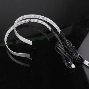 Rgb Demon Eye 360 Degree Led Strip Kit Actual Product Photo Actual product photo showing the flexible LED strip pair and wire leads.