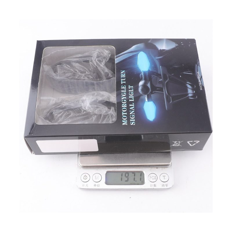 Rgb Diamond Motorcycle Led Drl Turn Signal 06 Package And Weight Reference Supplied package image used as packing and weight reference.
