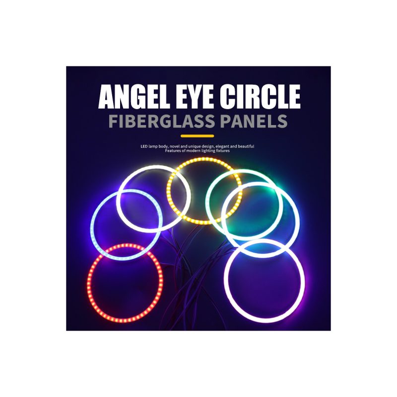 Rgb Fiberglass Panel Angel Eye Halo Ring Set 01 Rgb Fiberglass Halo Main RGB Fiberglass Panel Angel Eye Halo Ring Set