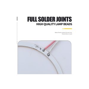 Rgb Fiberglass Panel Angel Eye Halo Ring Set 02 Rgb Fiberglass Halo Solder Solder joint detail for RGB fiberglass panel angel eye halo ring