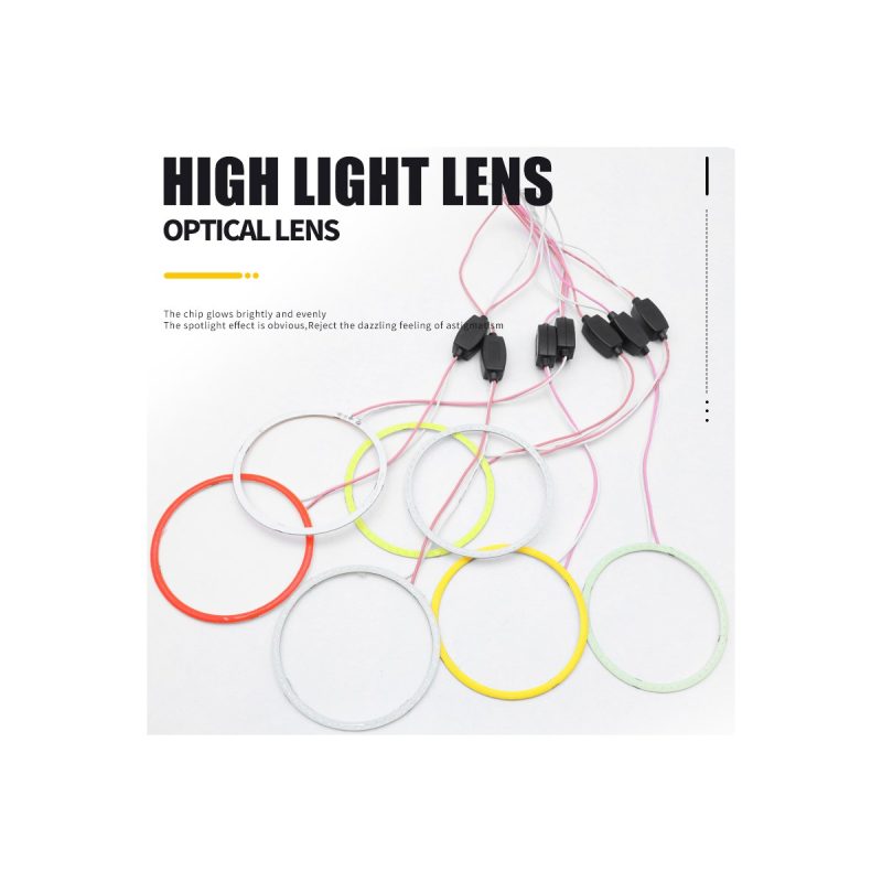 Rgb Fiberglass Panel Angel Eye Halo Ring Set 03 Rgb Fiberglass Halo Lens Optical lens reference for RGB fiberglass panel angel eye halo ring