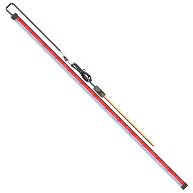 Rgb Flexible High Mounted Brake Light Strip Straight Straight strip view for length and installation discussion.