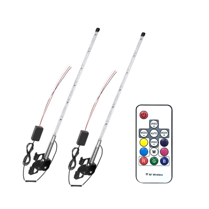 Rgb Led Flagpole Whip Light Remote App Options 06 Flagpole Whip Remote60 Kit RGB LED flagpole whip light 60cm remote kit reference