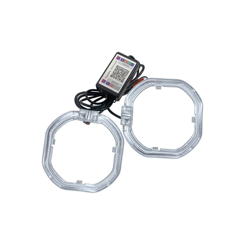 RGB light guide angel eye halo ring kit with controller