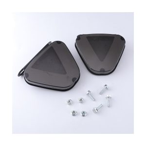 Rgb Triangle Led Rear Fog Warning Light 06 Rgb Triangle Kit RGB triangle LED rear fog warning light kit with screws