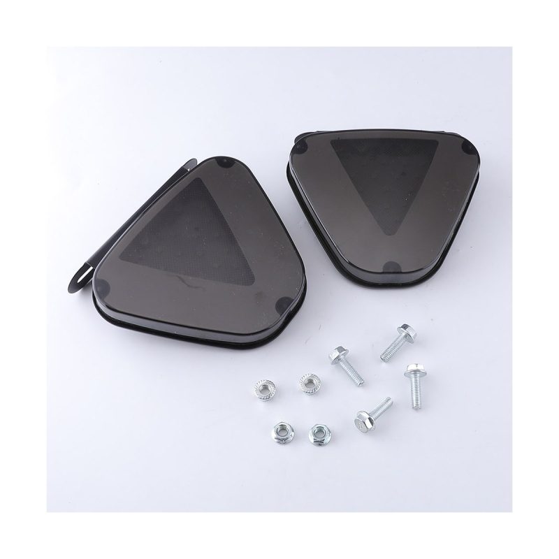 Rgb Triangle Led Rear Fog Warning Light 06 Rgb Triangle Kit RGB triangle LED rear fog warning light kit with screws