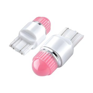 Ribbed dome 7443 wedge LED brake position bulb pair