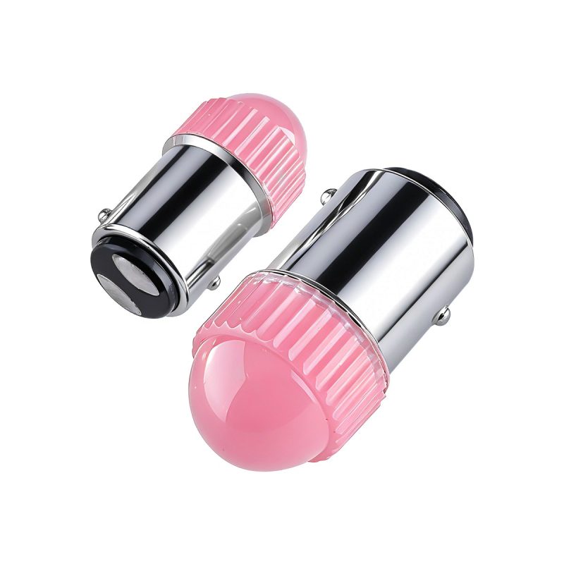 Ribbed dome LED brake position bulb angle view